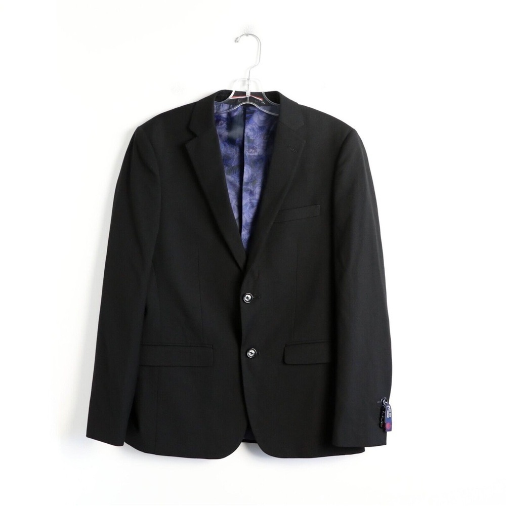 Soul of London men’s suit jacket black classic business casual formal slim fit